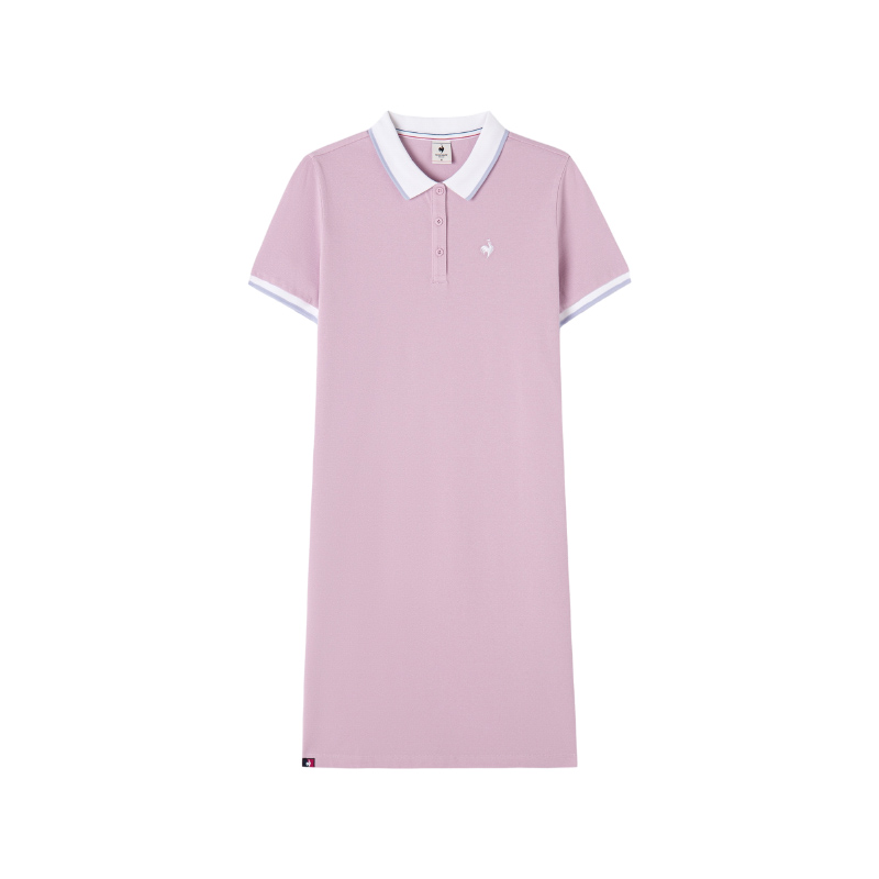 

Женское платье с коротким рукавом Le Coq Sportif, розовый