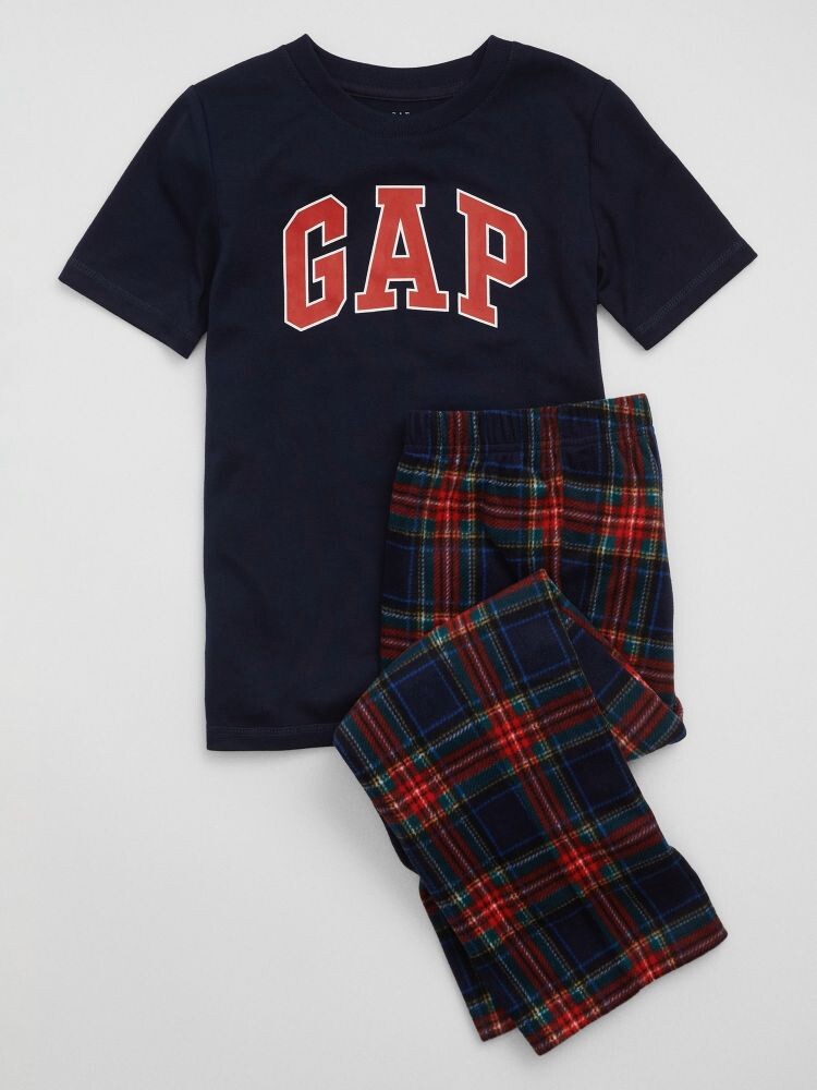 

Детская пижама с логотипом. Gap, синий