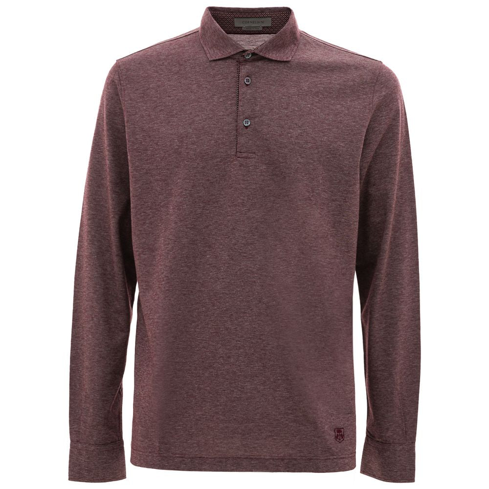 

Мужская рубашка-поло Corneliani Cotton, фиолетовый