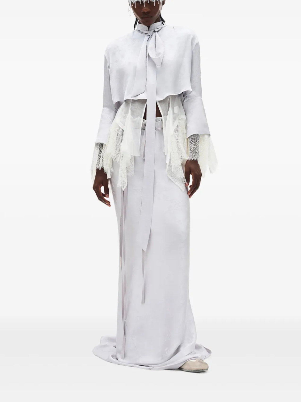 

Ann Demeulemeester укороченный топ Moni, розовый