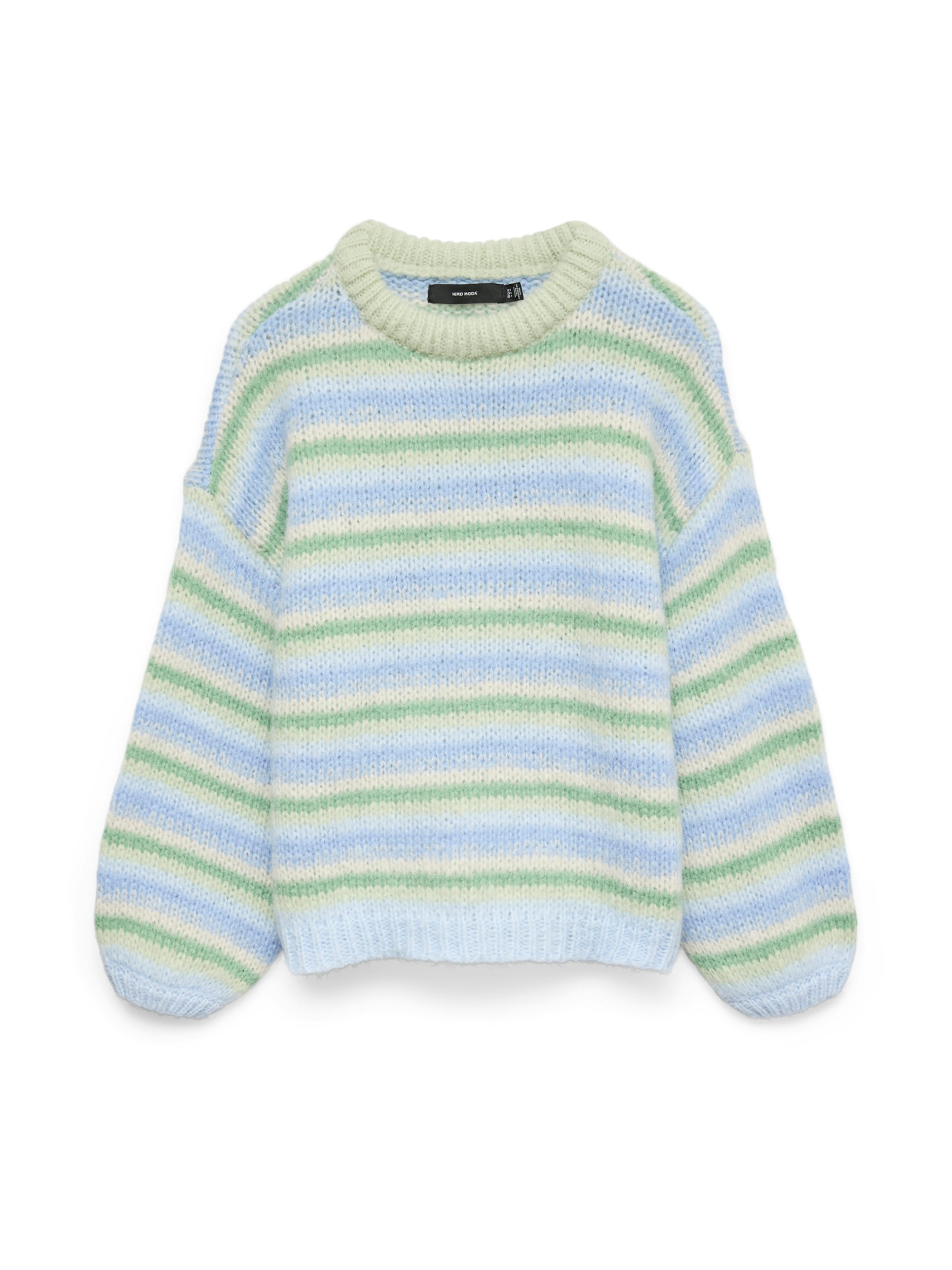 

VERO MODA Свитер 'VMMaybe' в светло-голубом, зеленом, пастельно-зеленом