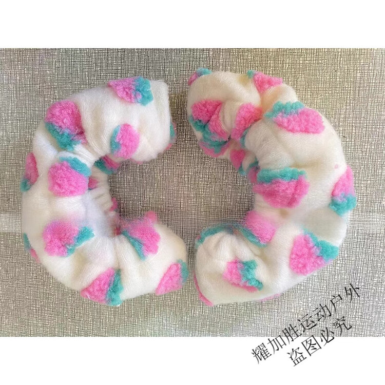 

HEAD ZKHE Чехлы для лезвий коньков для фигурного катания, водопоглощающие, из плюша с пайетками, с 3D рисунком клубники