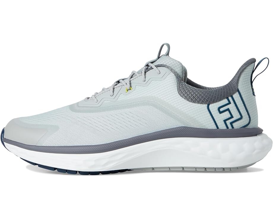 Кроссовки FootJoy FJ Quantum Golf Shoes, цвет Grey/White/Bliue — фото 4