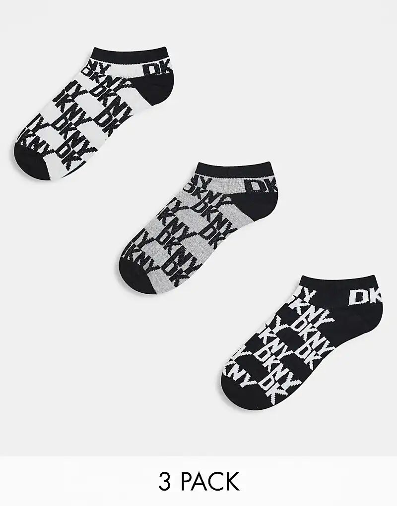 

3 пары носков Draw Trainer Liner черного цвета DKNY