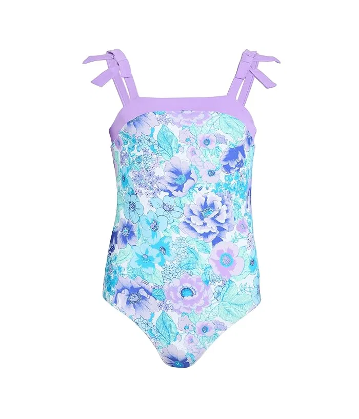 Купальник слитный с завязками Tie One-Piece Janie and Jack, Blue