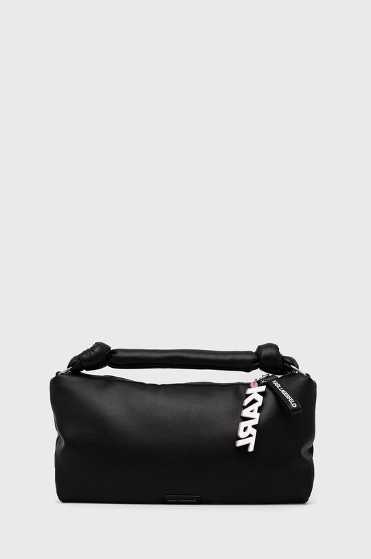 

Кожаная сумка 225W3056 Karl Lagerfeld, черный