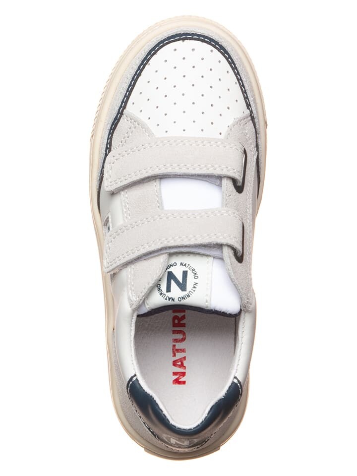 Кроссовки на шнуровке Naturino Sneakers Ariton in Weiß/ Creme — фото 4