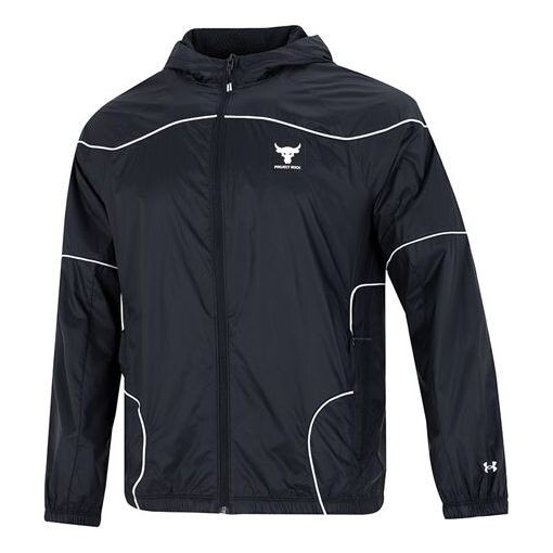 

Куртка project rock full zip windbreaker 'black' Under Armour, черный