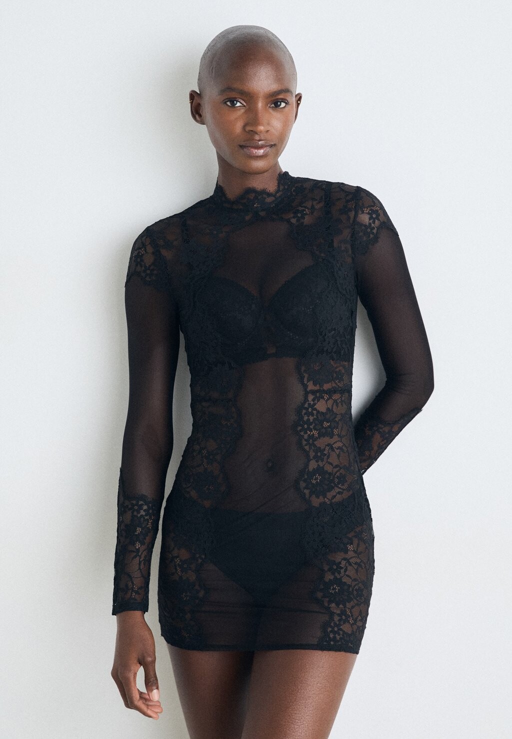 

Ночная рубашка MYA Hunkemöller, черный