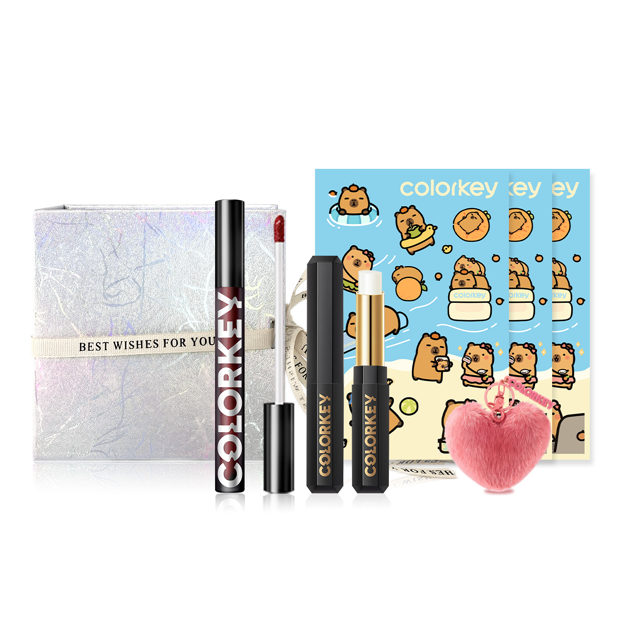 

Зеркальная светящаяся помада жидкая помада в коробочке легко растушевывается натуральный глянцевый блеск для губ Colorkey