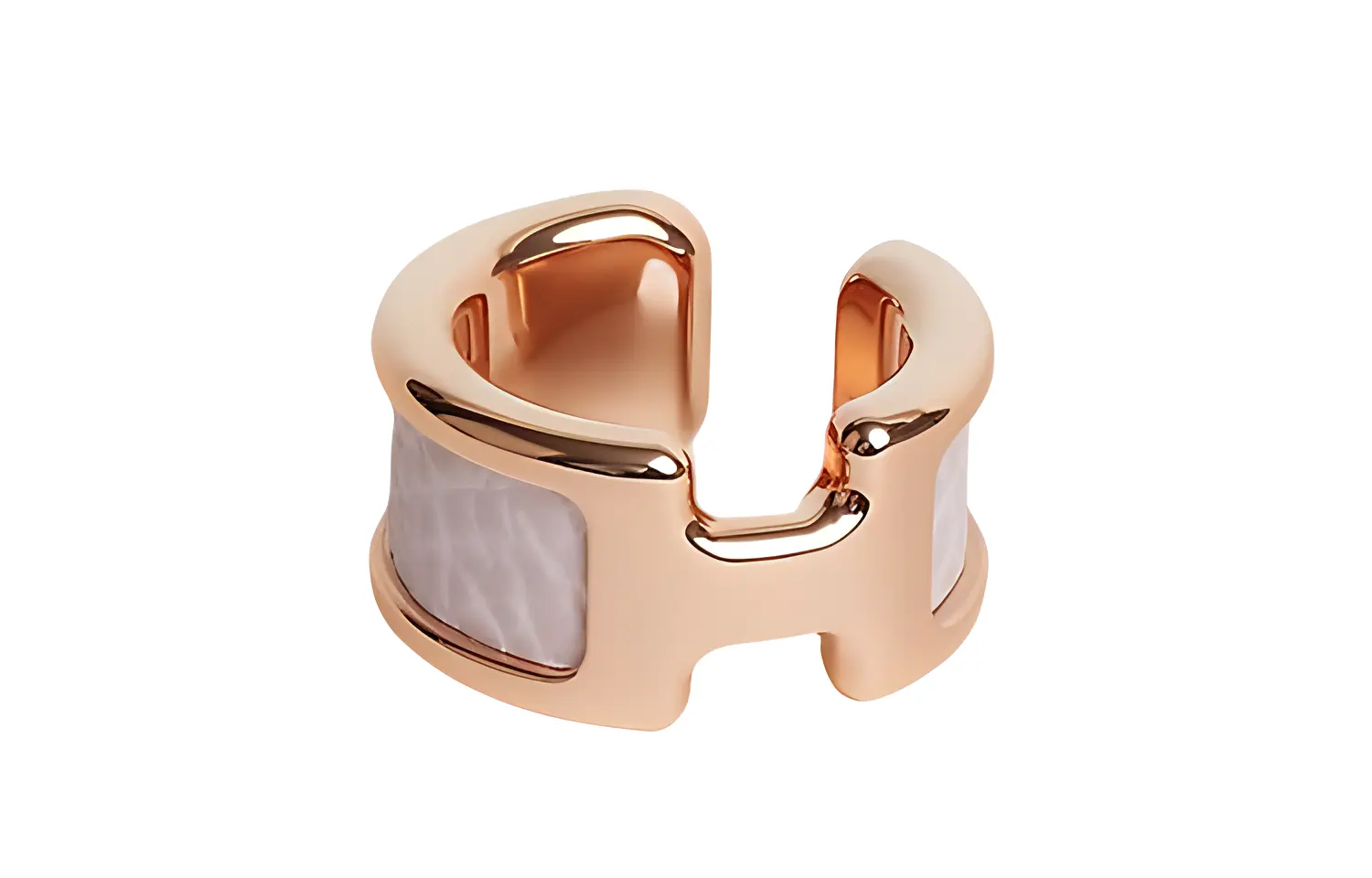 

Karat Gold Clip On серьги унисекс Rose Gold HERMES, розовое золото