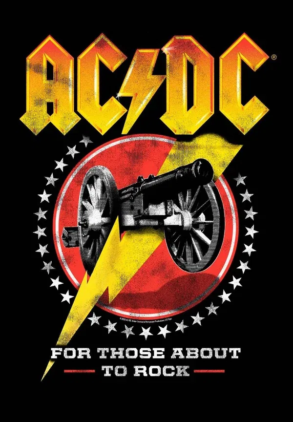 Футболка с принтом For Those About to Rock Ac/Dc, черный — фото 3