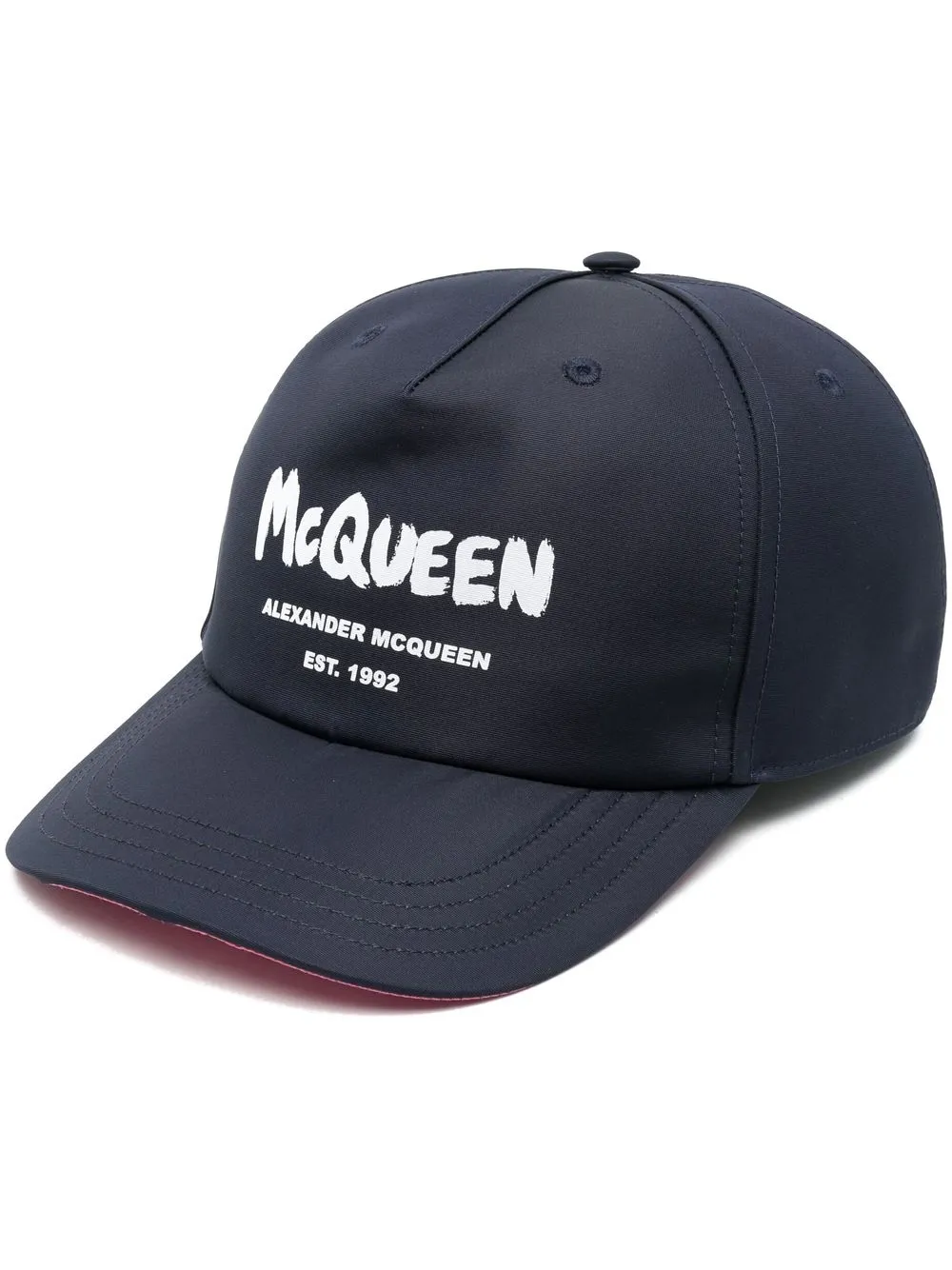 

Бейсболка с логотипом Alexander McQueen, синий
