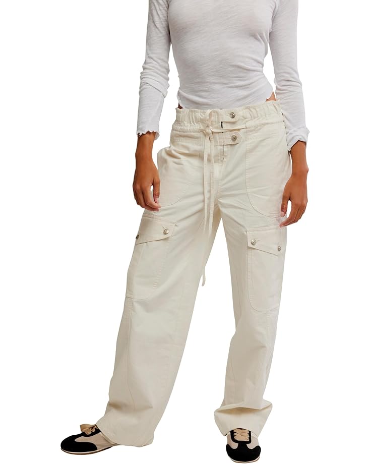 

Брюки Free People Park Ave Pants, слоновая кость