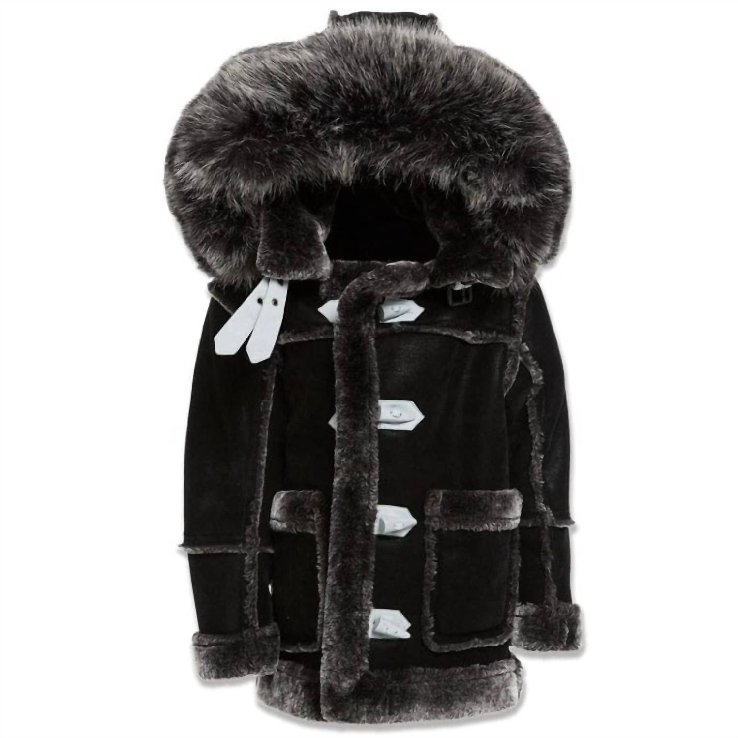 

Детская куртка Denali из овчины в цвете Atmosphere Grey JORDAN CRAIG