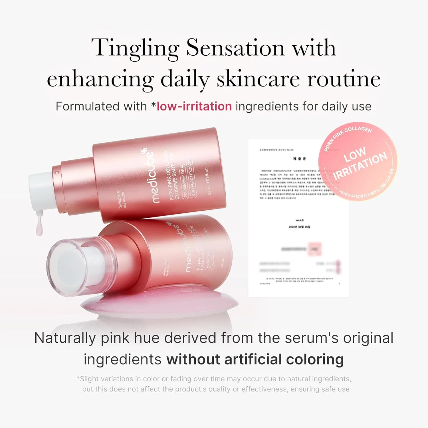 Сыворотка Medicube — PDRN Pink Collagen Exosome Shot Serum 7500 PPM — фото 4