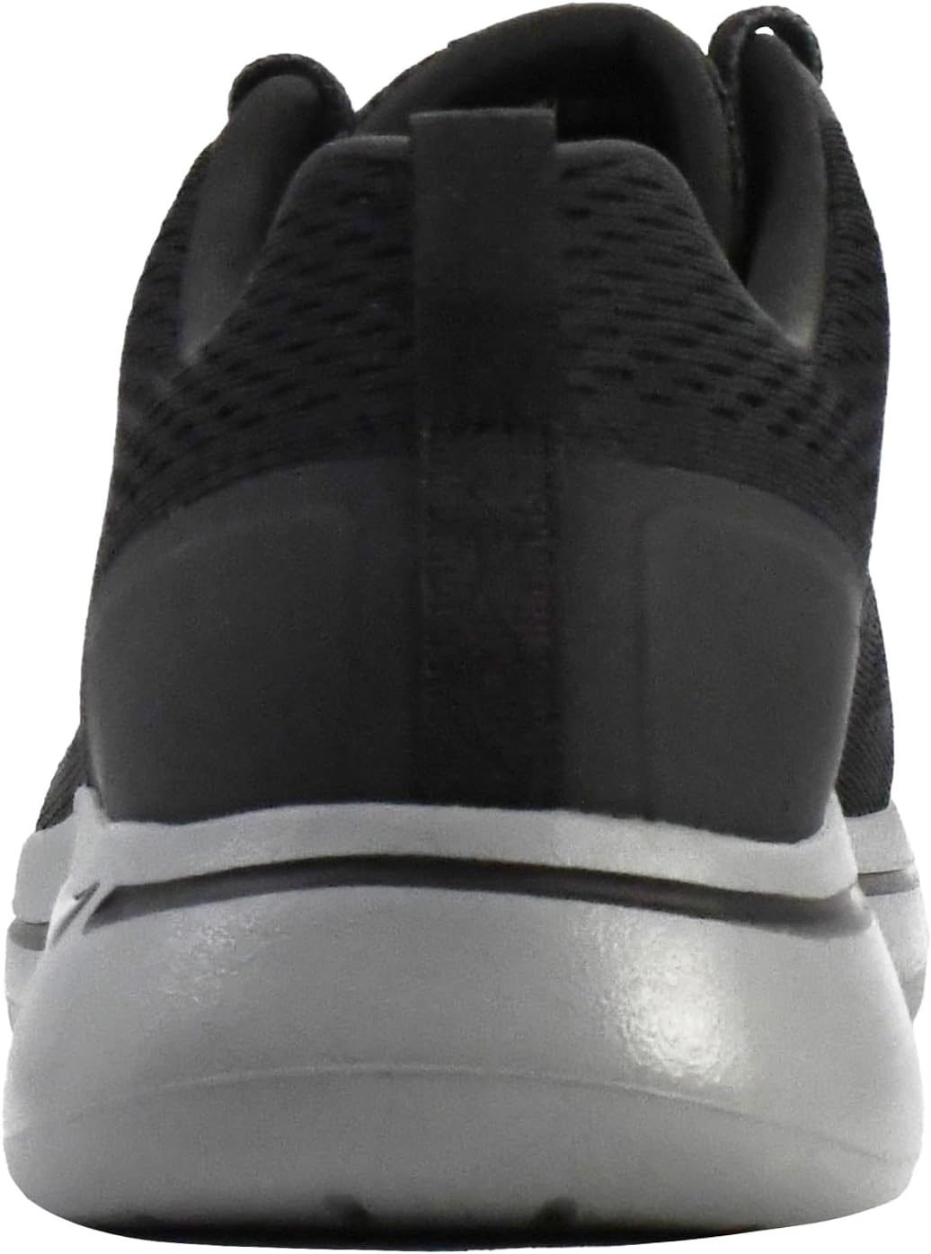 Мужские кроссовки для ходьбы Skechers Gowalk с поддержкой свода стопы, черный/серый — фото 4