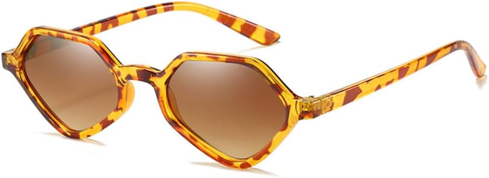 

Солнцезащитные очки Retro Polygon 2027 для женщин, модные градиентные оттенки, защита от УФ-излучения UV400, трендовые солнцезащитные очки для мужчин MTZJH, Amber Tea Gradient