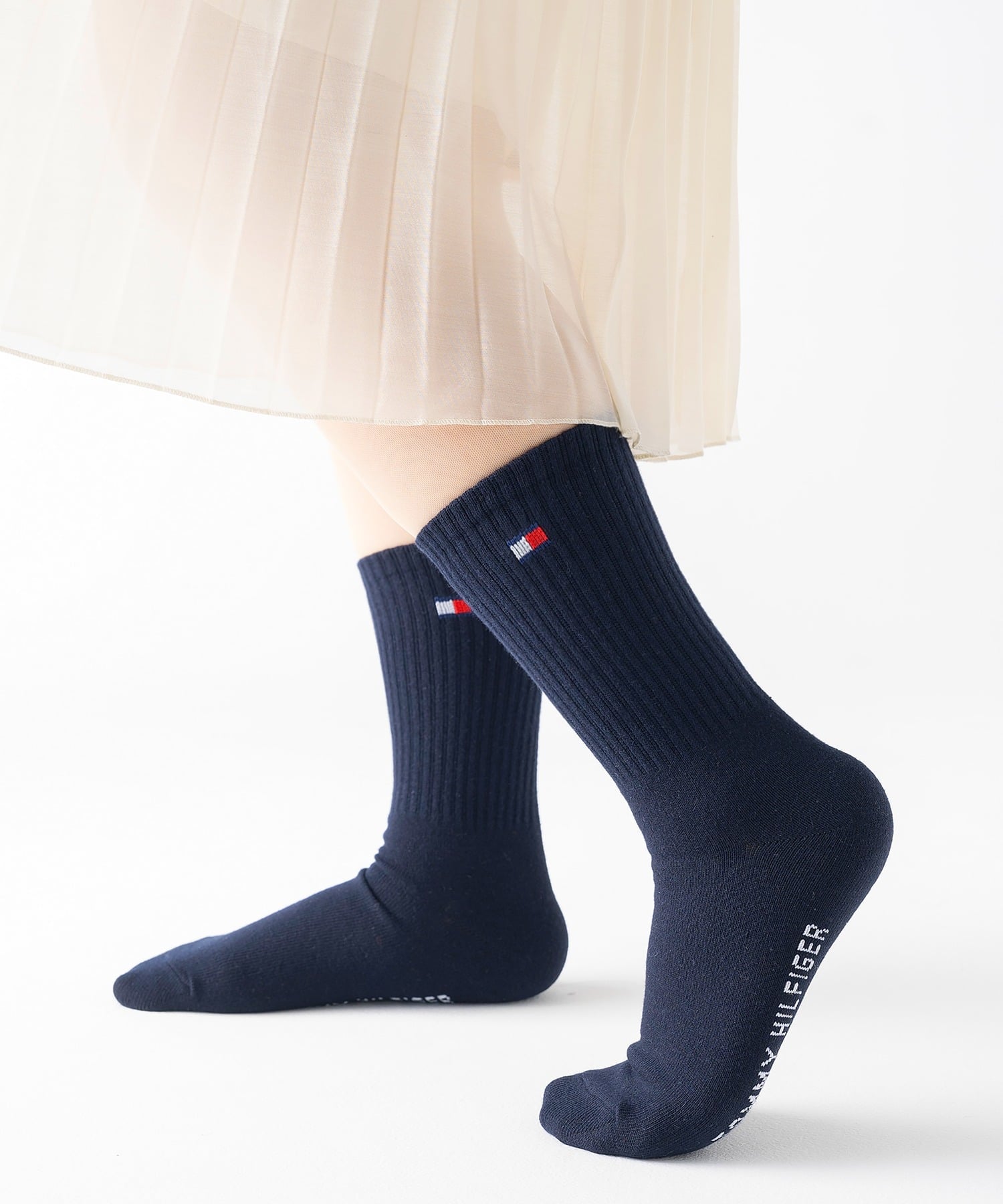 Носки длиной в четверть длины (комплект из 2 пар) Tommy Hilfiger, Coral x Navy — фото 2