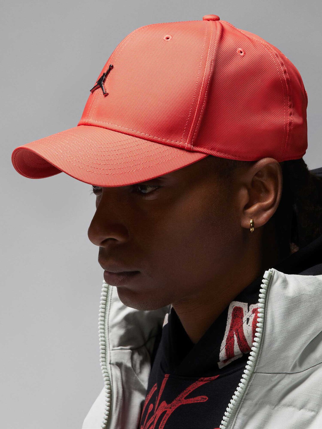 

Бейсболка Jordan J RISE CAP S CB MTL JM, красный