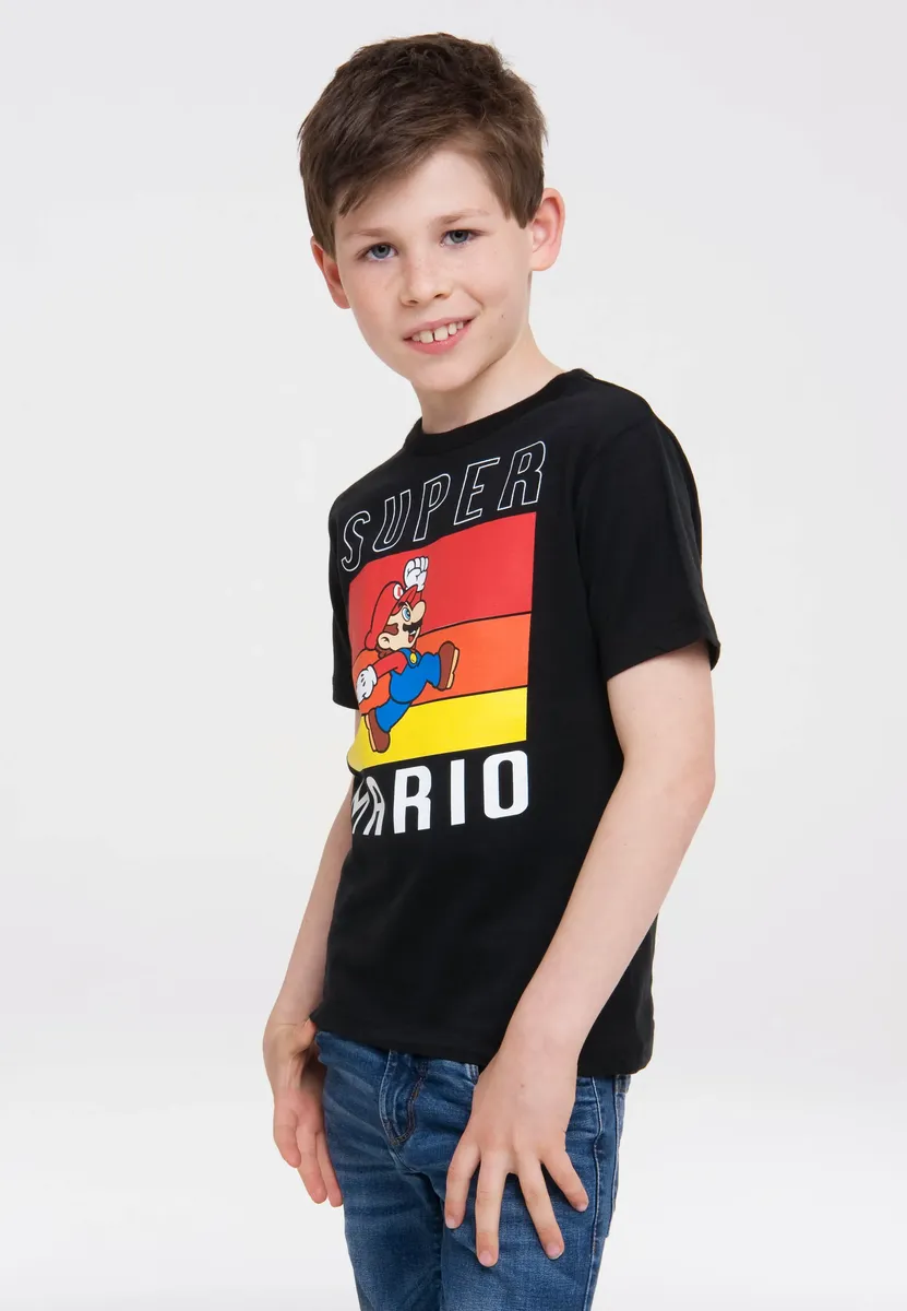 

Logoshirt Футболка "Супер Марио", с лицензионным дизайном, черный