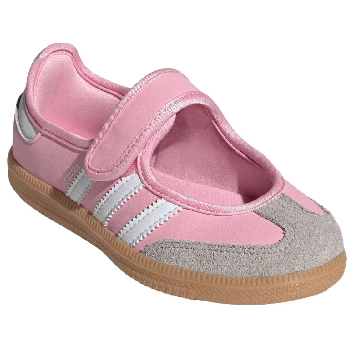 Кроссовки Adidas Samba Jane 'Light Pink White' JP9541, розовый — фото 4