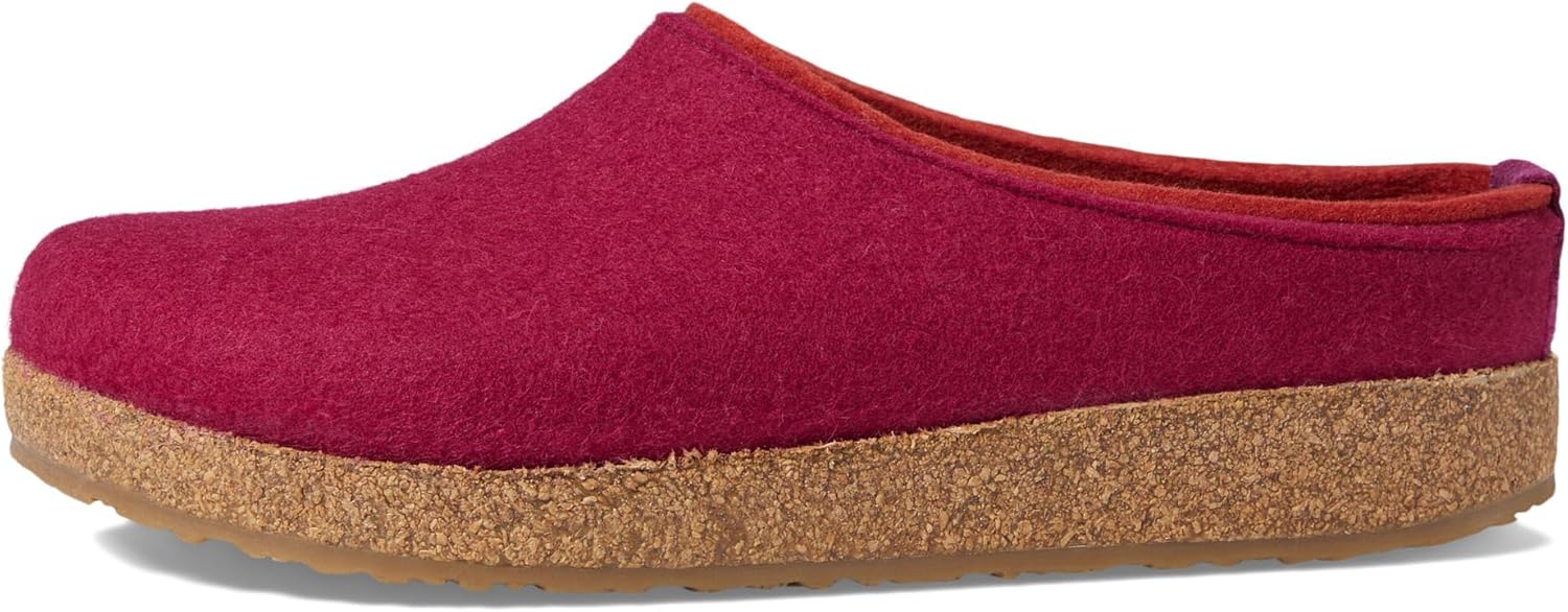 Тапочки HAFLINGER Kris Felt из шерсти унисекс, Port Terracotta — фото 4