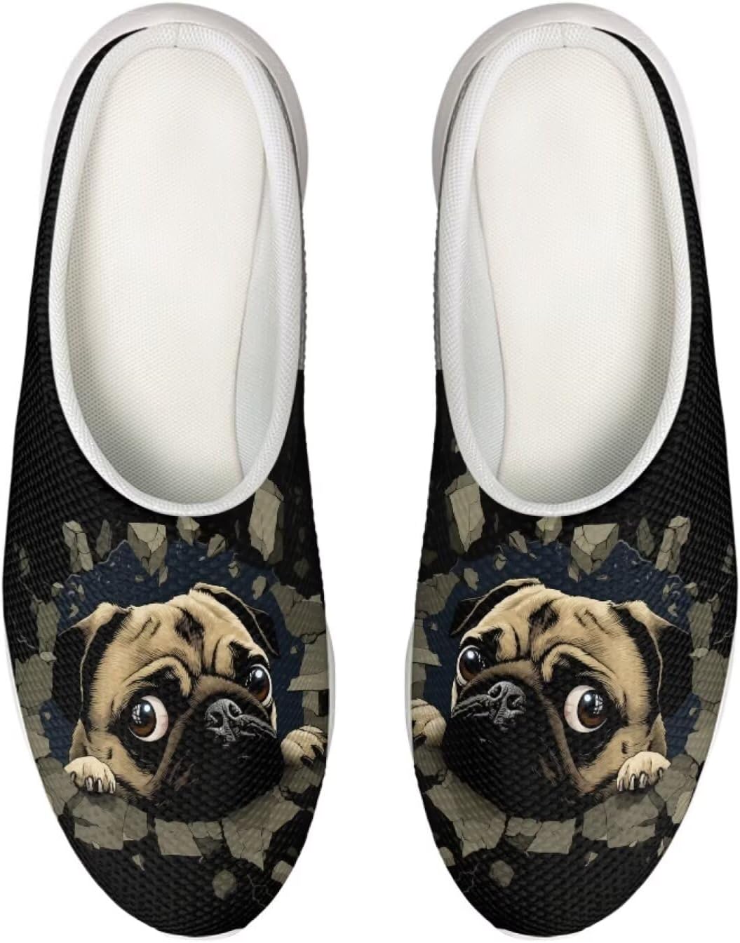 

Садовые сабо Forchrinse Colorful Butterfly унисекс для взрослых, для мужчин и женщин, тапочки-мюли для прогулок, удобные тапочки, пляжные сандалии, легкие, Pug