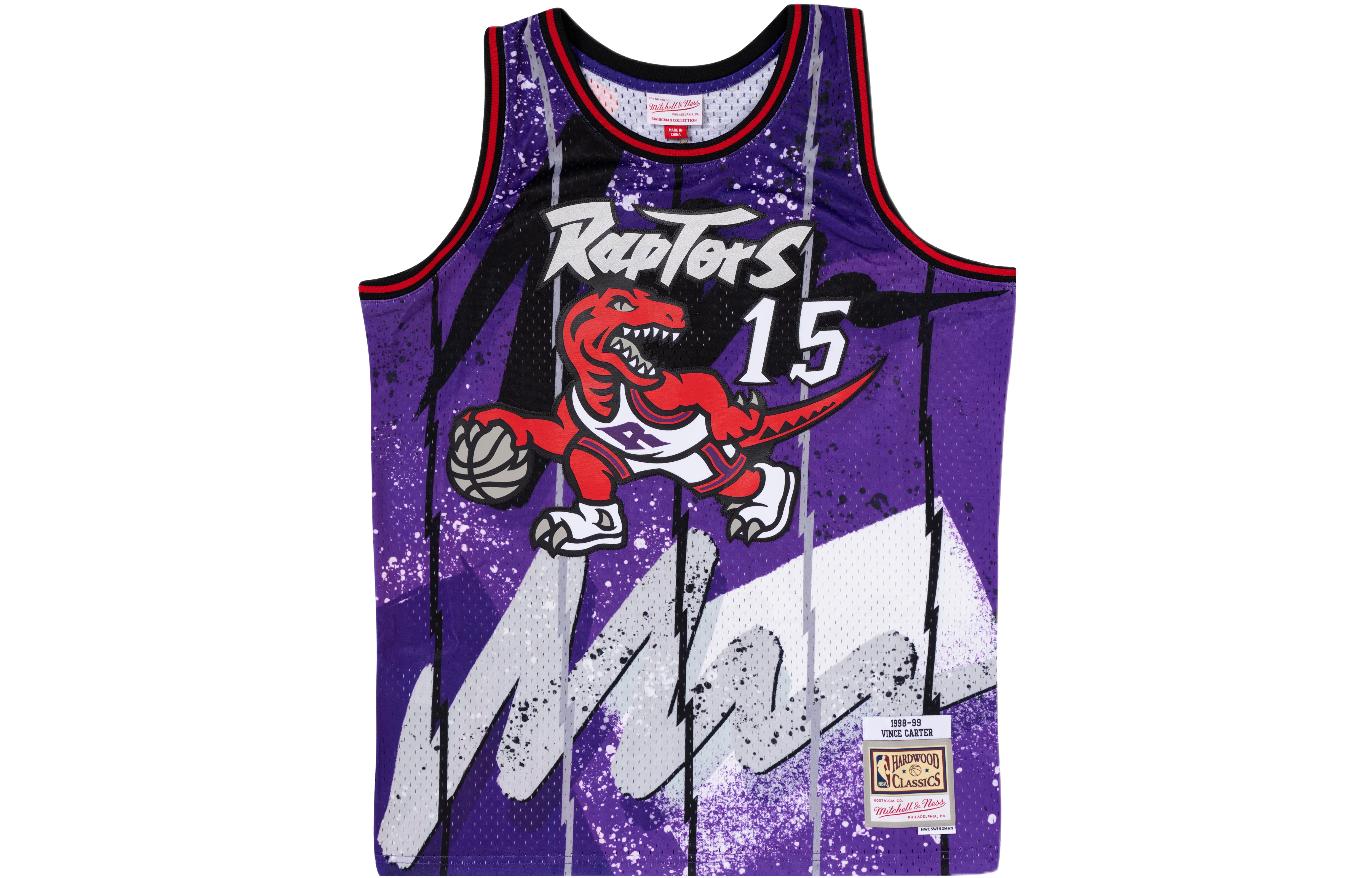 

Майка-топ Mitchell & Ness «NBA Raptors 1998 Vince Carter» Hyper Hoops Swingman Mitchell Ness, фиолетовый