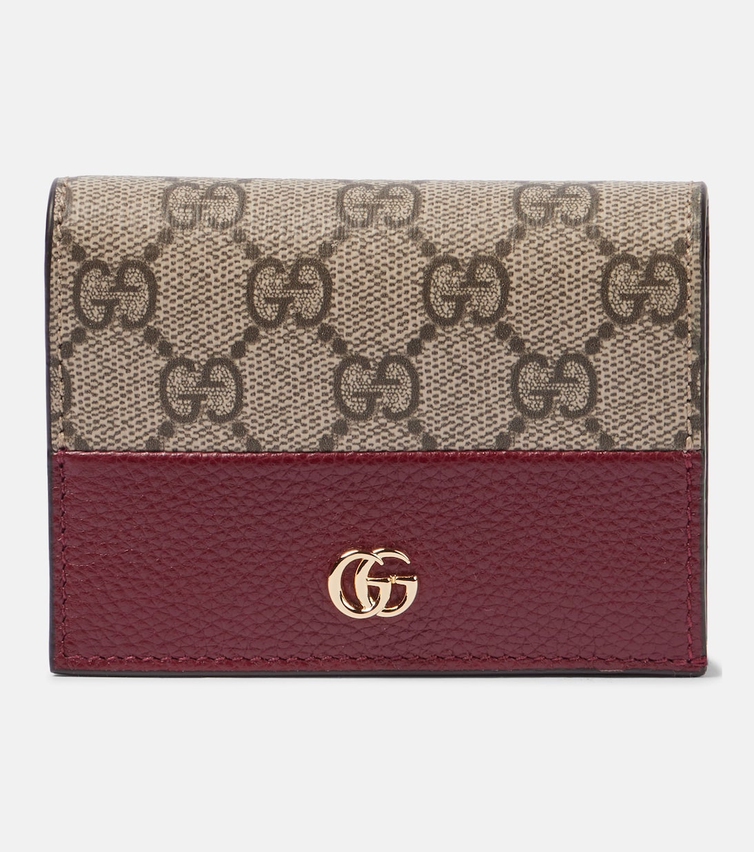 

Мини-кошелёк Marmont Gucci, Rosso Ancor/ B.Ebony