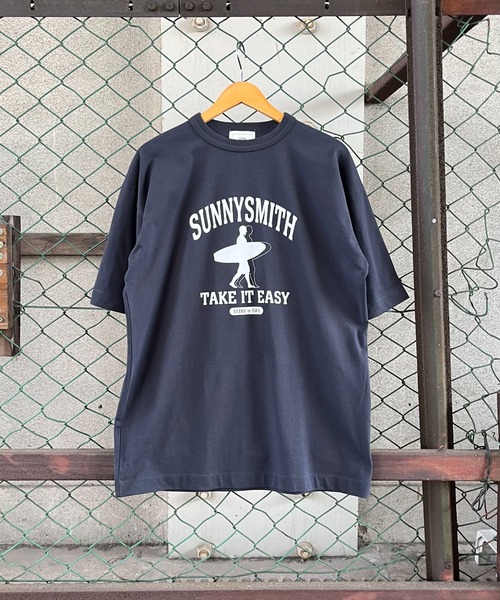 

Футболка, сверхплотная, крой regular fit Sunny Smith, угольно-серый