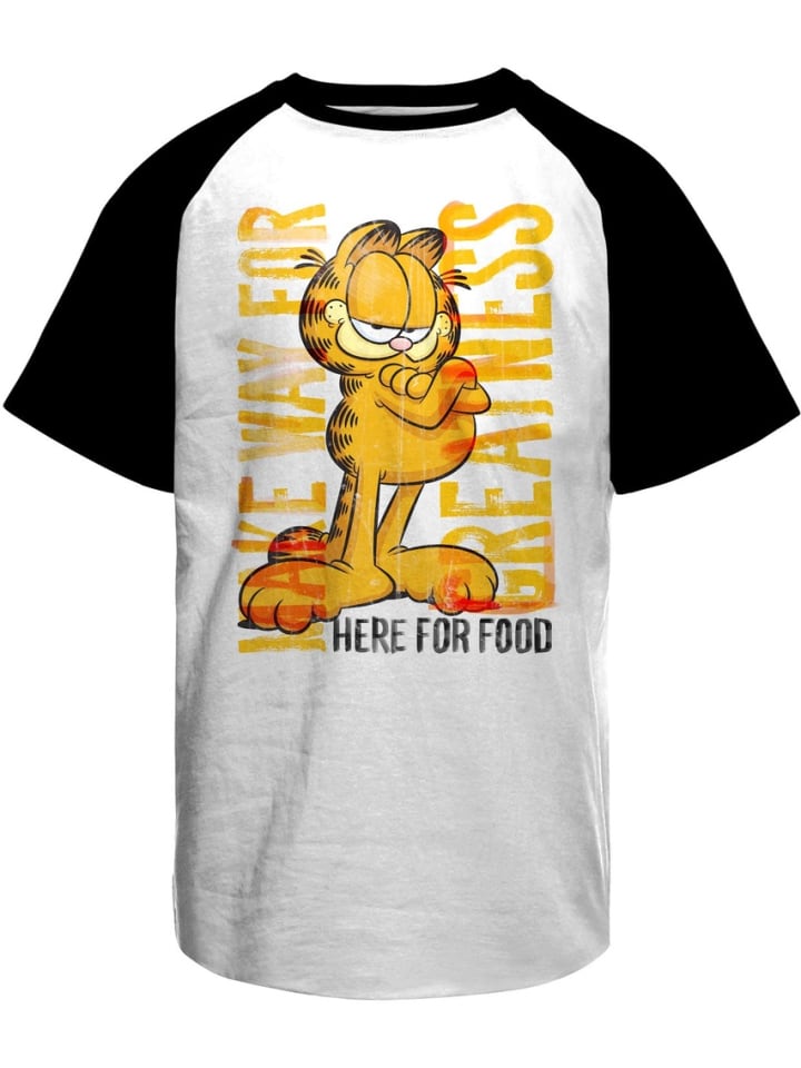 

Бейсбольная футболка Make Way For Greatness черного цвета Garfield, Черный, Бейсбольная футболка Make Way For Greatness черного цвета Garfield