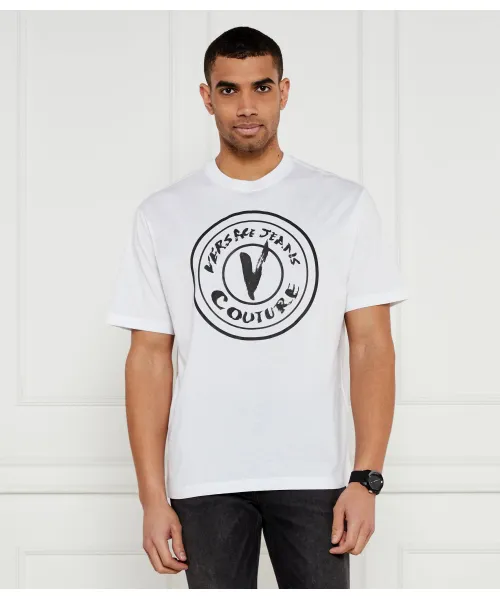 

Футболка Relaxed fit Versace Jeans Couture, белый