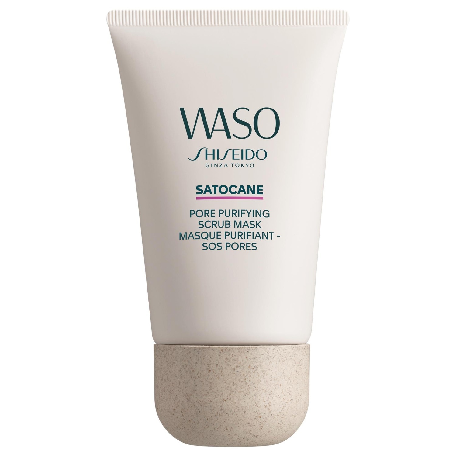 

Маска для лица waso satocane pore purifying scrub mask Shiseido, объем 80 мл