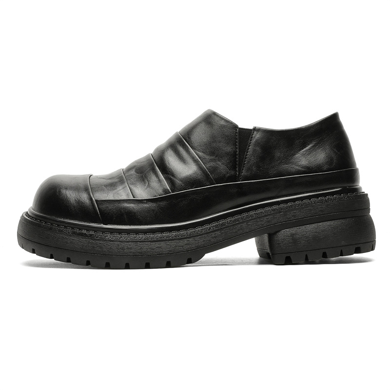 

WEISHIBANGWEI Повседневные кожаные туфли мужские черные