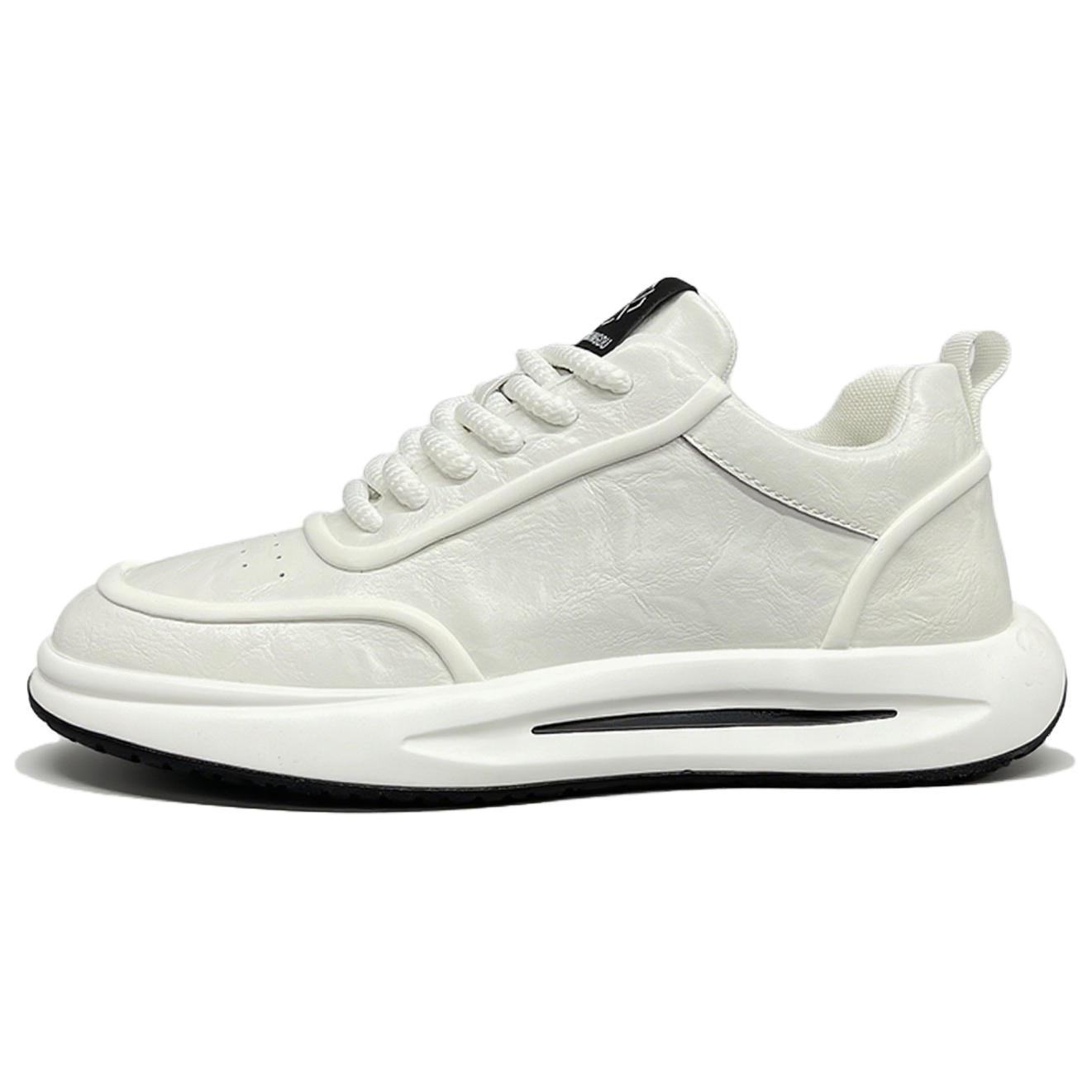 

Износостойкие дышащие низкие повседневные туфли для мужчин ZUOSAISI, White