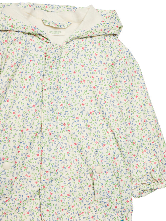 Переходная куртка стандартного кроя 2Z98AN00T United Colors Of Benetton, бежевый — фото 3