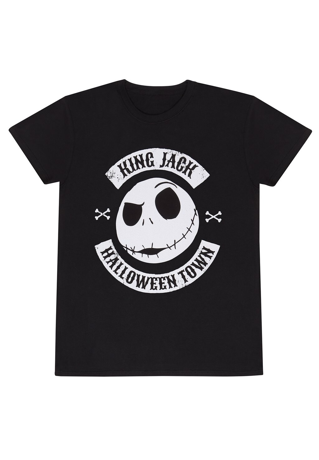

Футболка с принтом DISNEY NIGHTMARE BEFORE CHRISTMAS JACK CREST Henry Tiger, черный