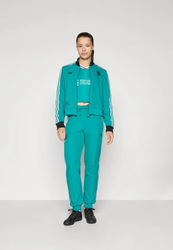 Толстовка Liverpool FC Track Top Club Wear Adidas Originals, цвет морской волны — фото 2