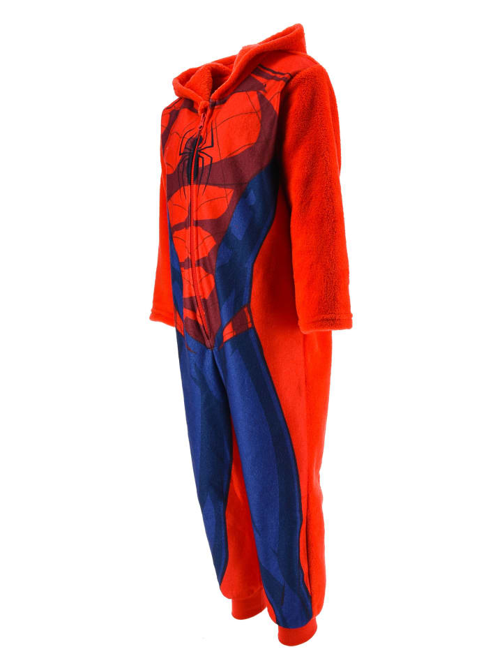 Spiderman Детский комбинезон-пижама Человек-паук Marvel, красный — фото 2