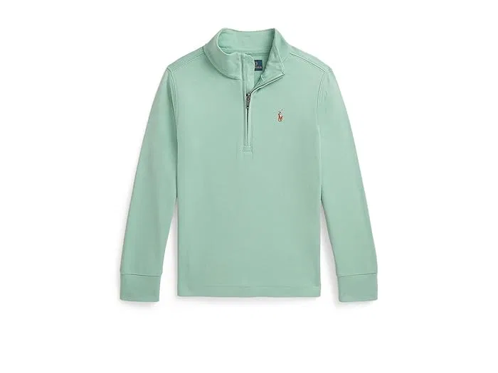 Свитер Cotton Interlock 1/4 Zip Polo Ralph Lauren Kids, Celadon