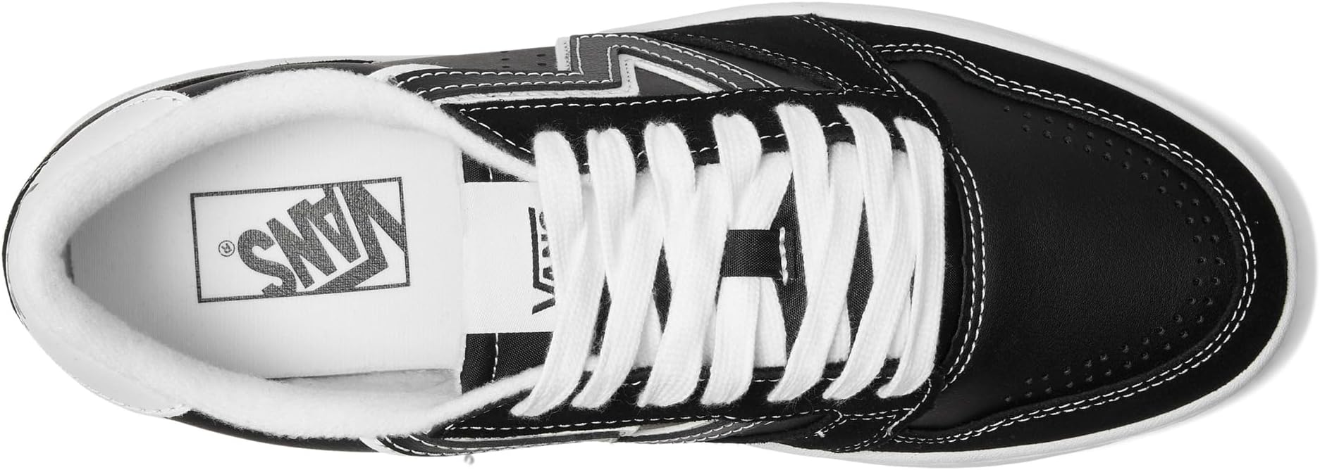 Кроссовки Vans Lowland 2.0, цвет Black/White — фото 2