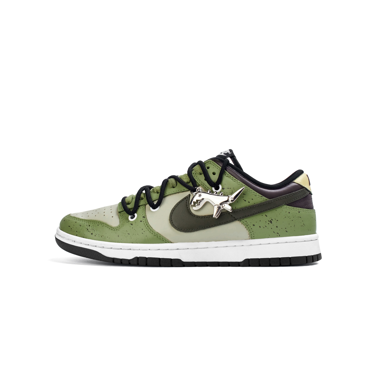 

Nike Нескользящие легкие амортизирующие низкие кроссовки для скейтбординга army green детские