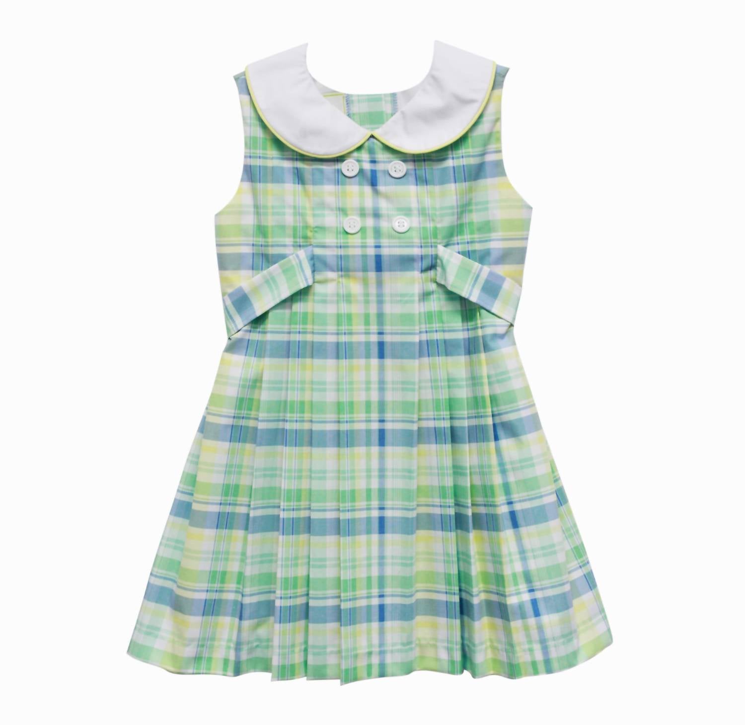 

Платье Lucy для девочки в садовую клетку Zuccini Kids, Garden Plaid