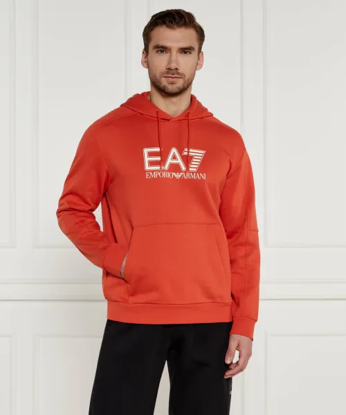 

Толстовка Loose fit Ea7, оранжевый