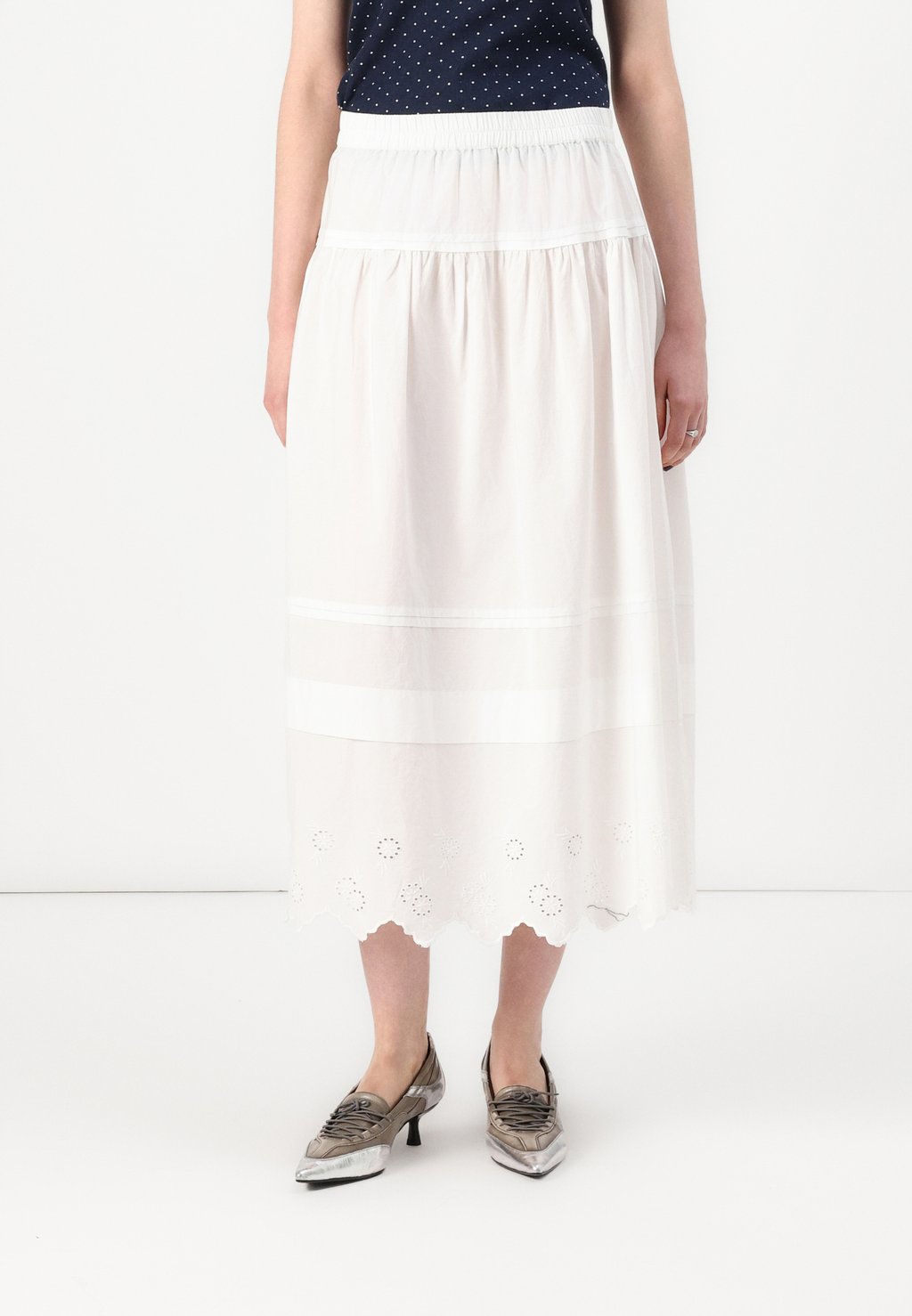 

Юбка А-силуэта ETHEL OLISA SKIRT MSCH Copenhagen, белый