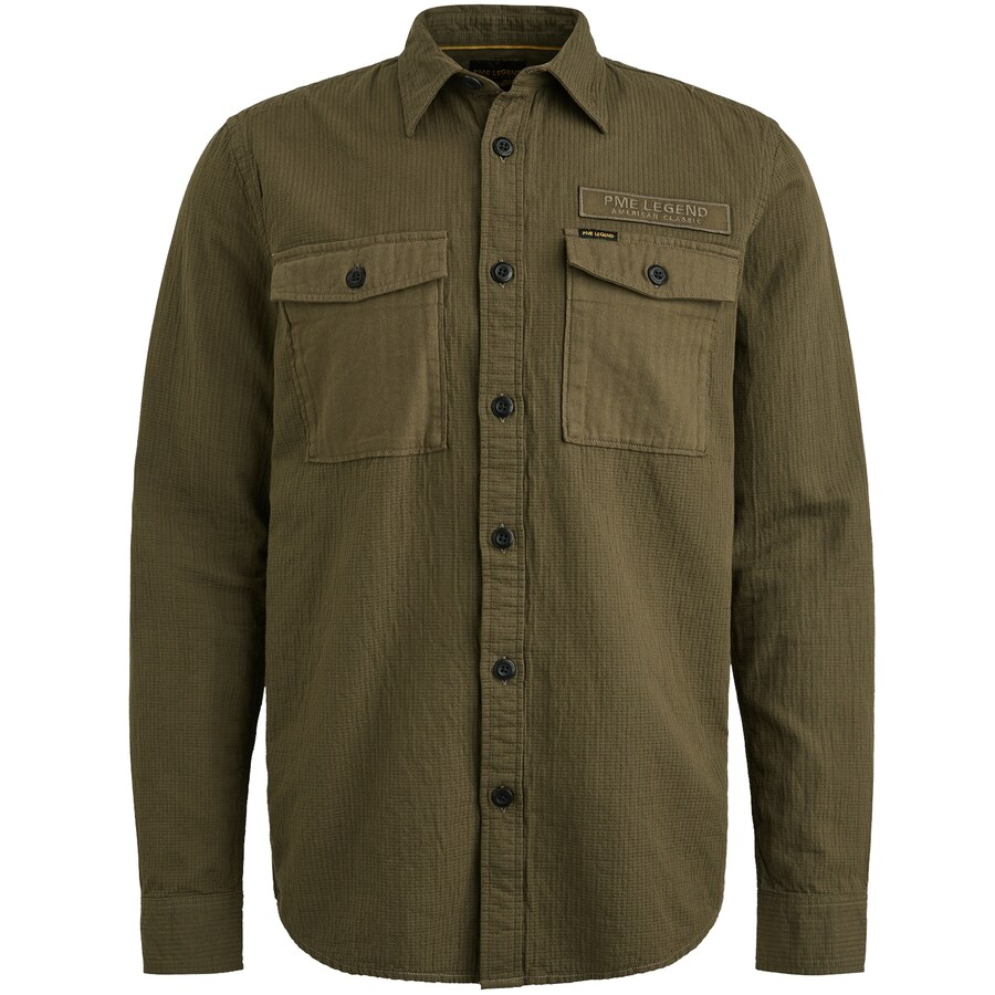 

Рубашка на пуговицах классического кроя PME Legend, Olive