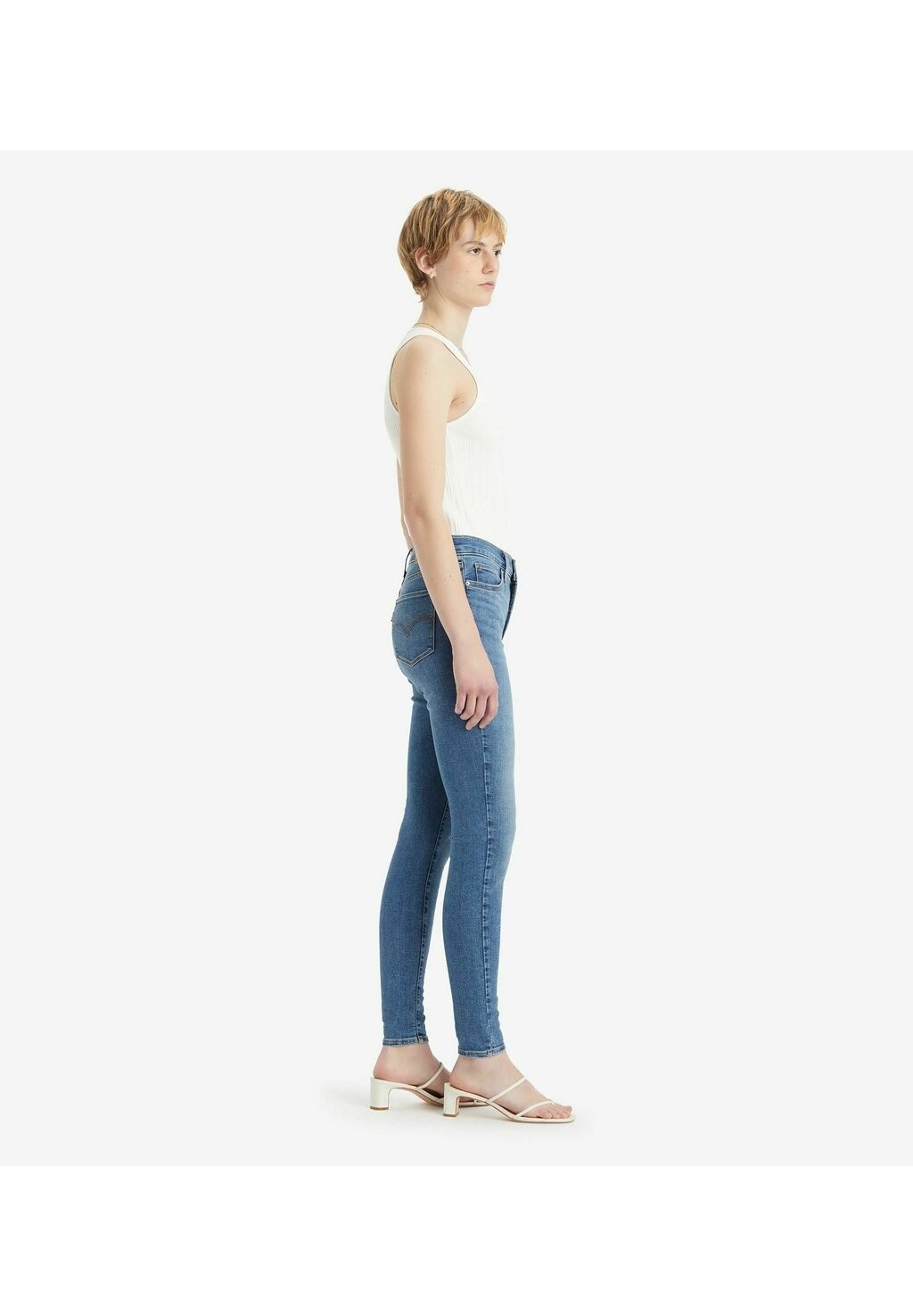 

Джинсы скинни 310™ SHAPING SUPER SKINNY Levi's, синий деним