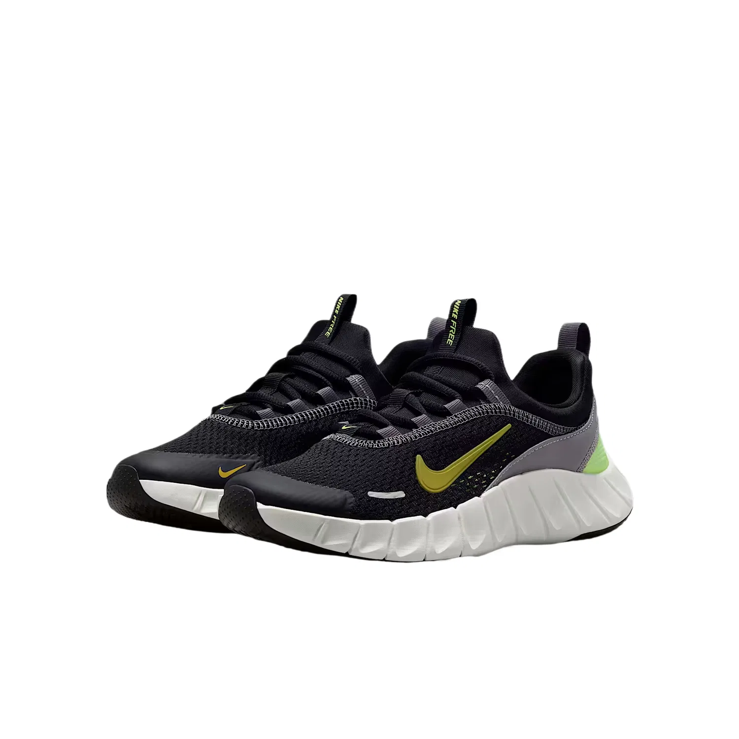 Детские кроссовки для бега Kids Nike, Black/Pencil Tip/Volt Ice/Saffron Quartz — фото 3