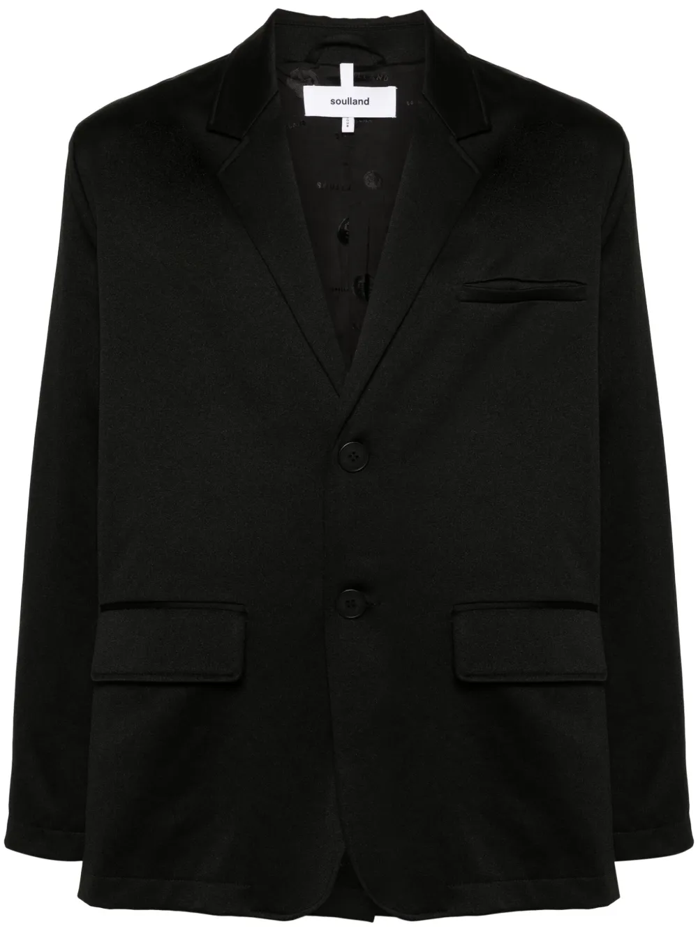 

Однобортный пиджак Gabe Soulland, черный